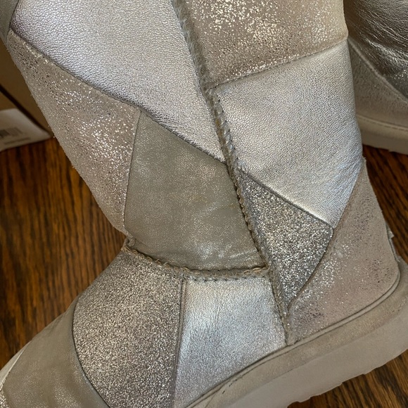 UGG Patchwork boots sz 5 - Picture 10 of 11
